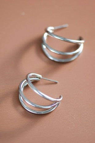 Waterproof Non-Tarnish Stainless Steel Hoops